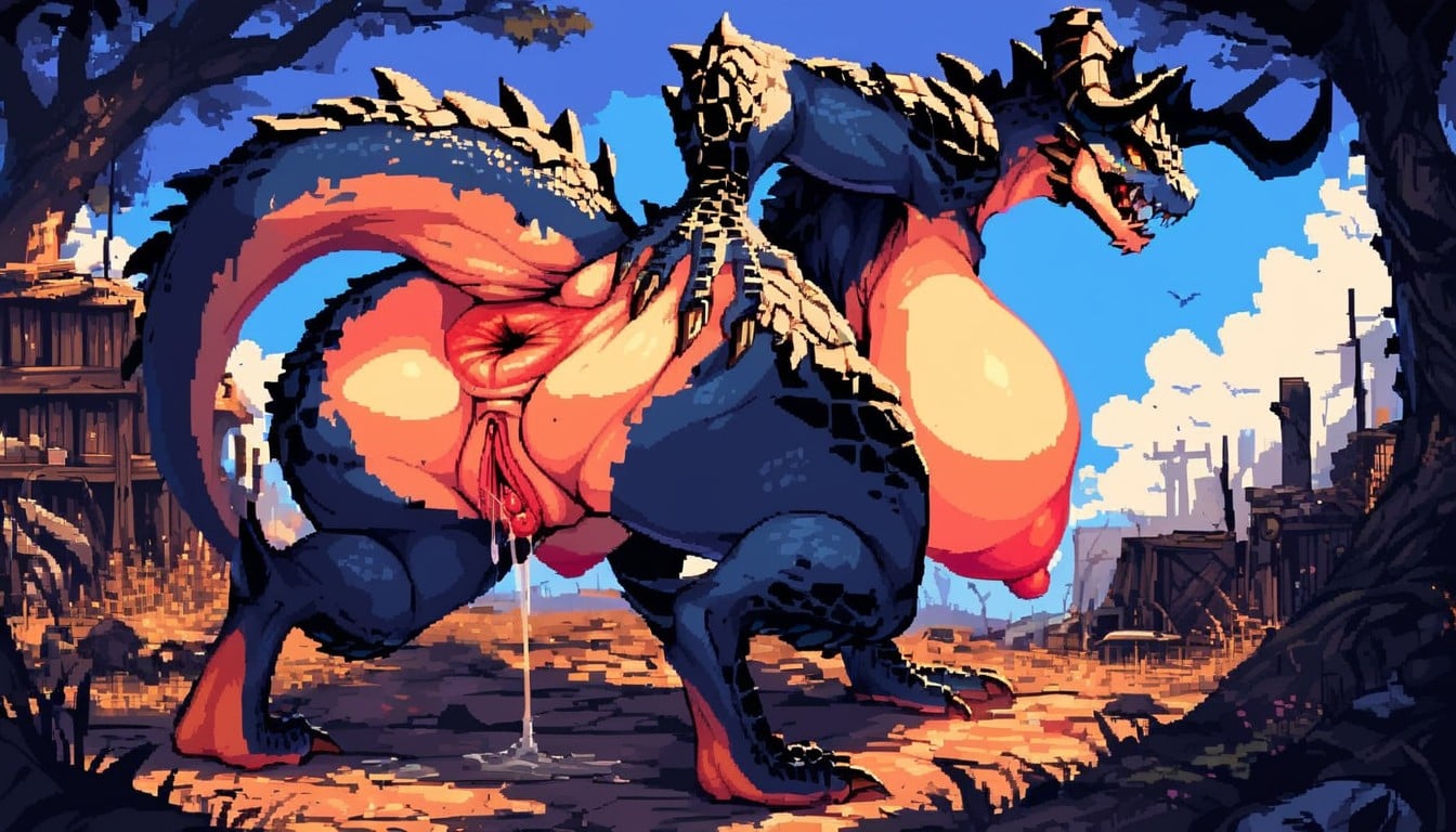 Professional Illustration, Prominent, Curvaceous Hips Porno IA Furry