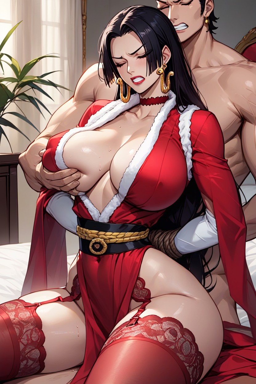 Earrings, 18+, Green Eyes Hentai AI Porn
