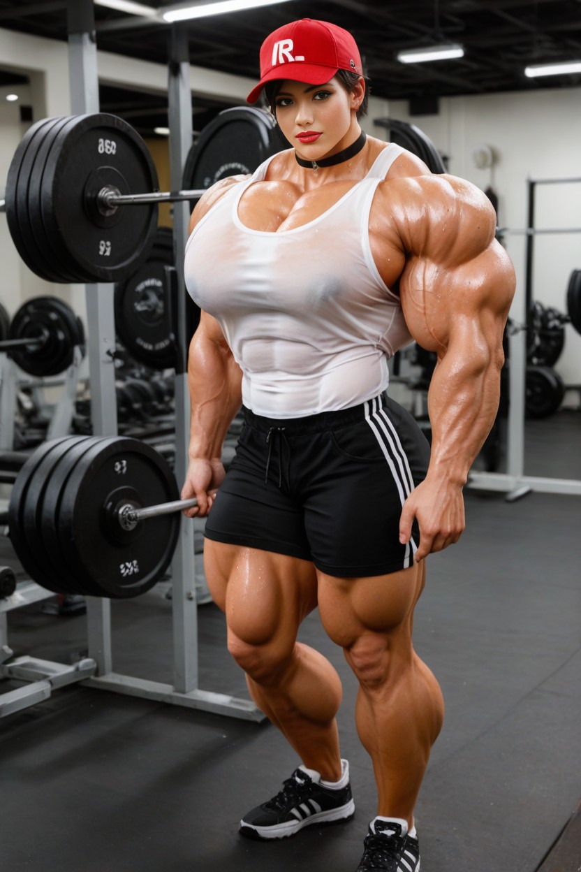 Side View, Wide Back, Peaked Biceps AI Porn