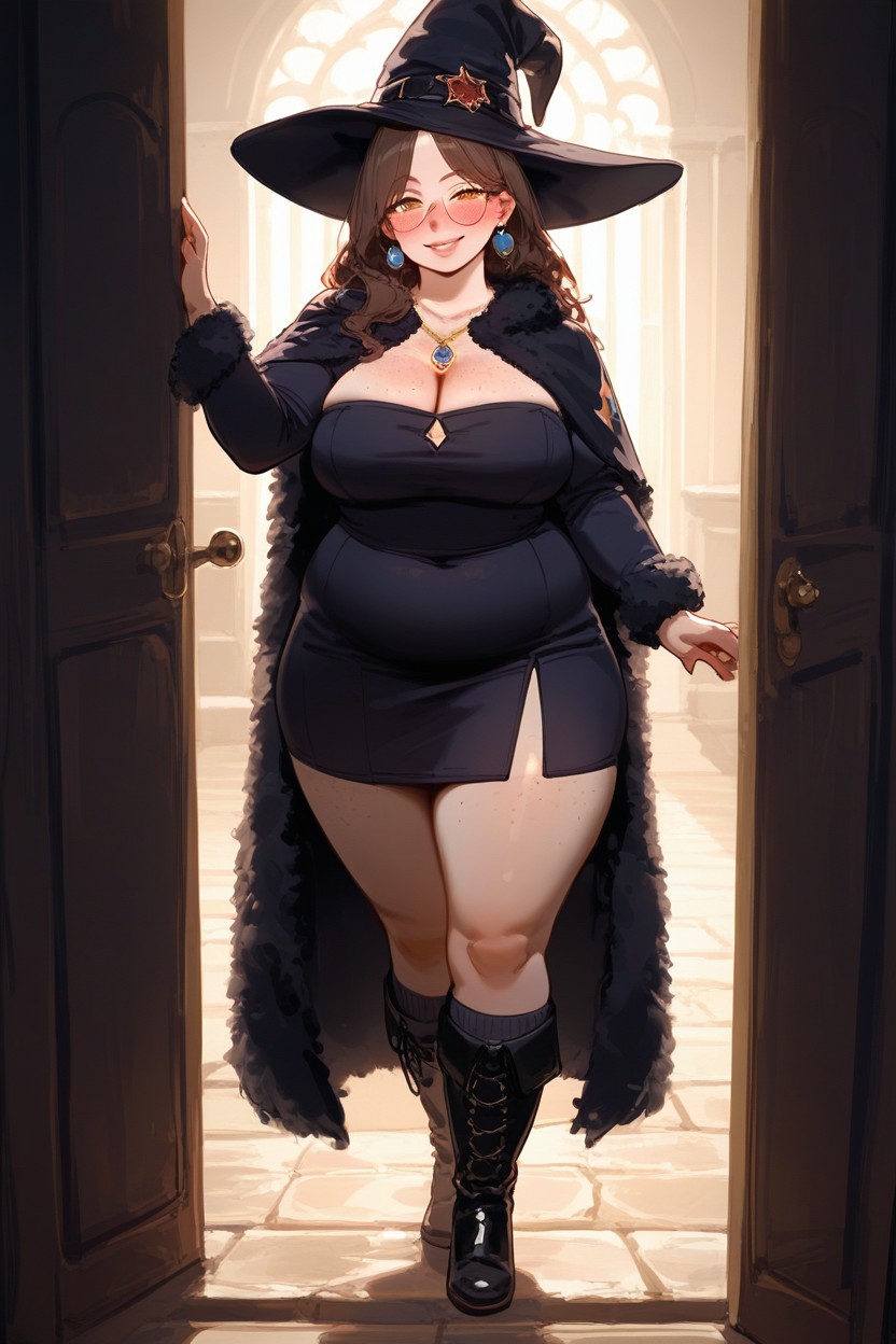 Smile, Perfect Face, Perfect Eyes BBW AI Porn