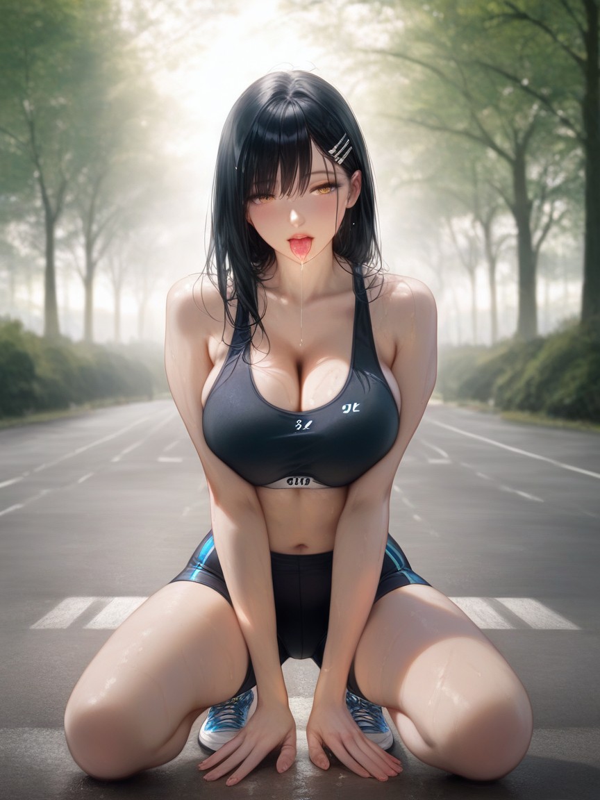 Photorealistic, Sloppy, Semi Realism Hentai AI Porn