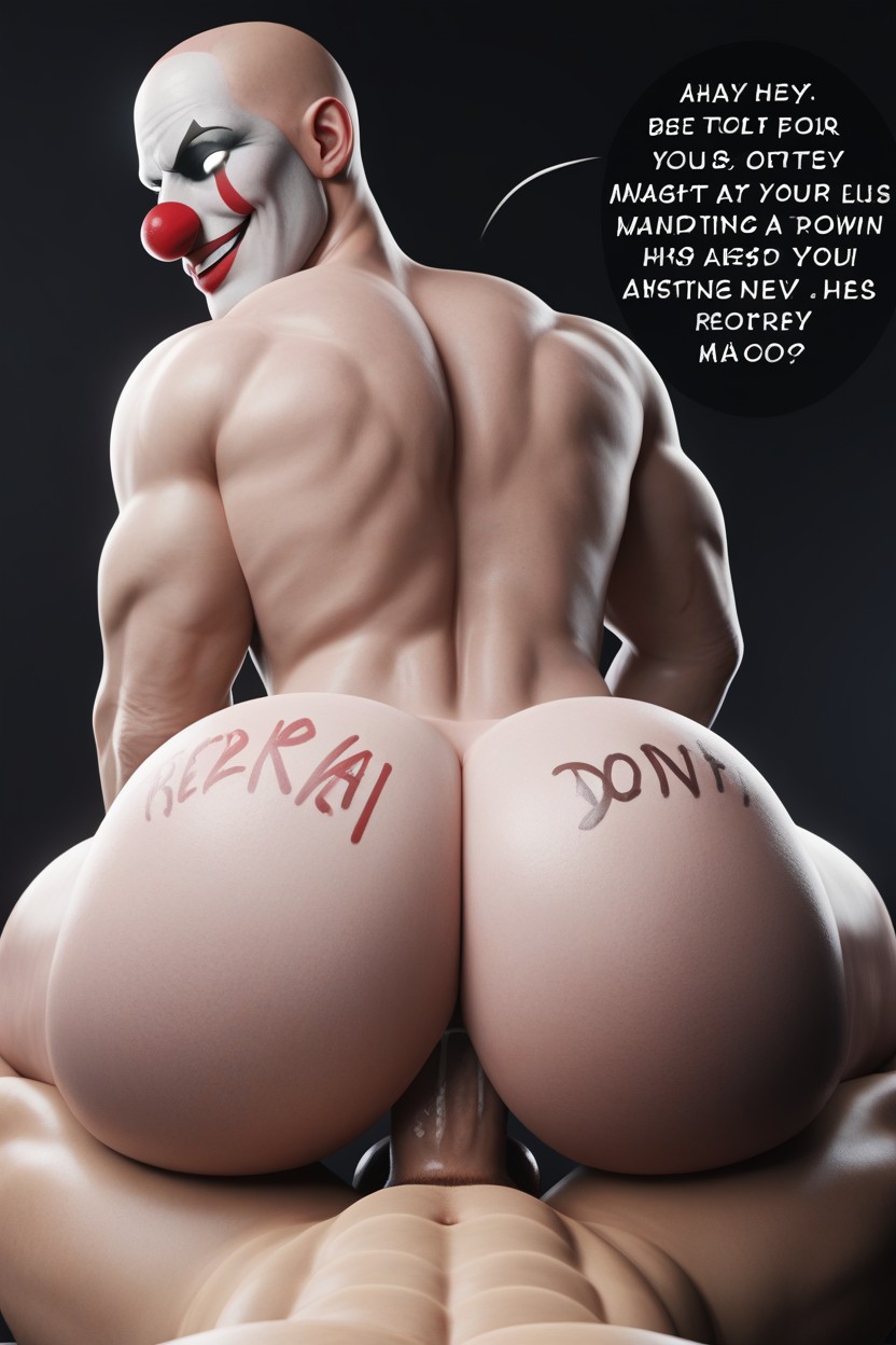 Submissive Top, Rear View, 18+ AI Gay Porn