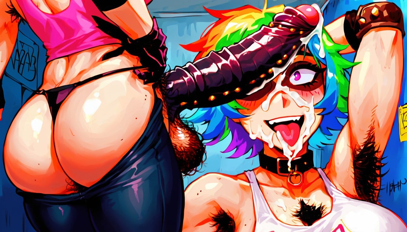 Close Up, Piercings, Fit Hentai AI Porn