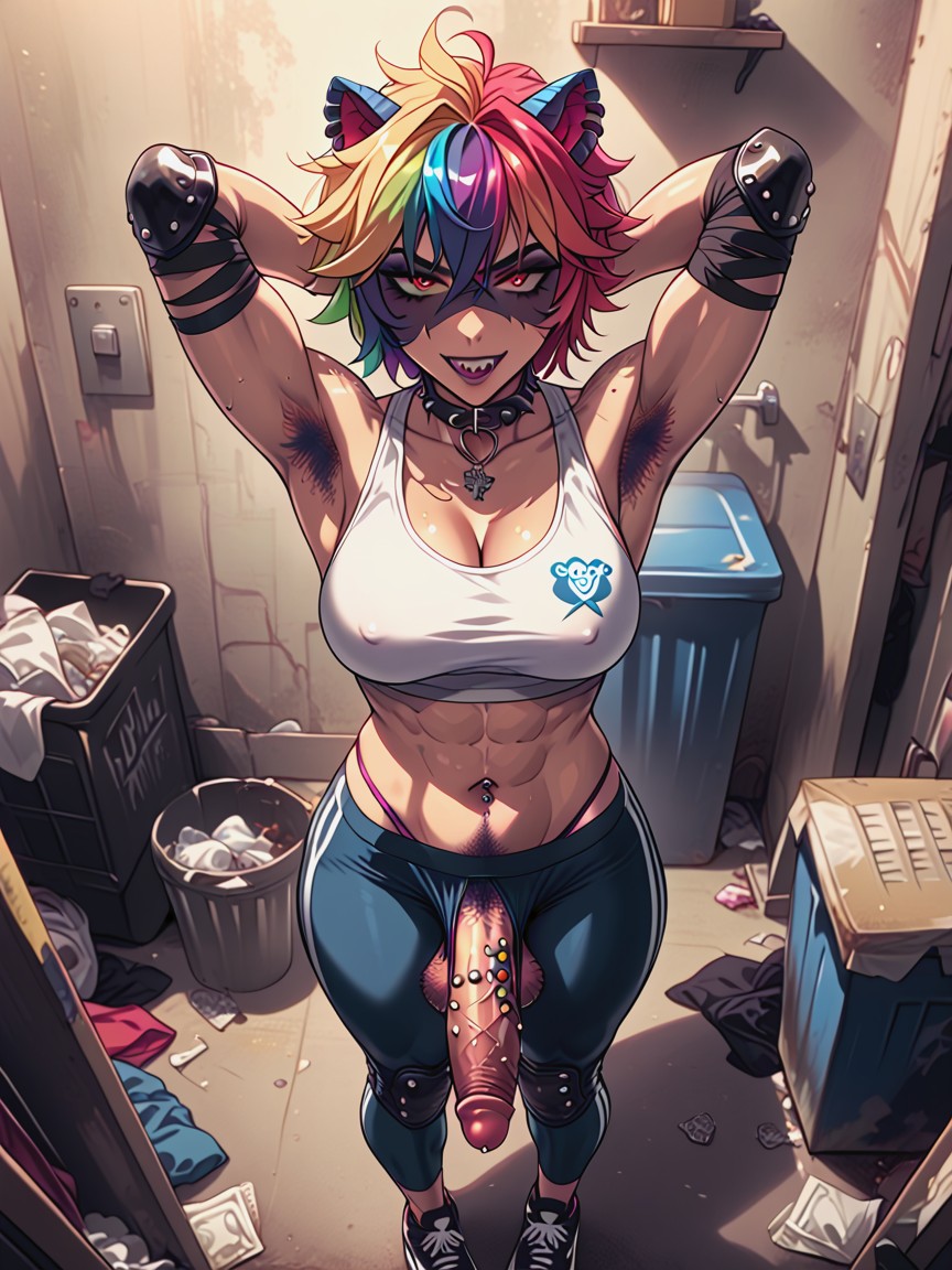 Crotch Hair, Prostitute, Knee Pads Hentai AI Porn