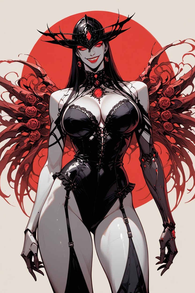 Warhammer, Dramatic Chiaroscuro Lighting, Large Breast Hentai AI Porn