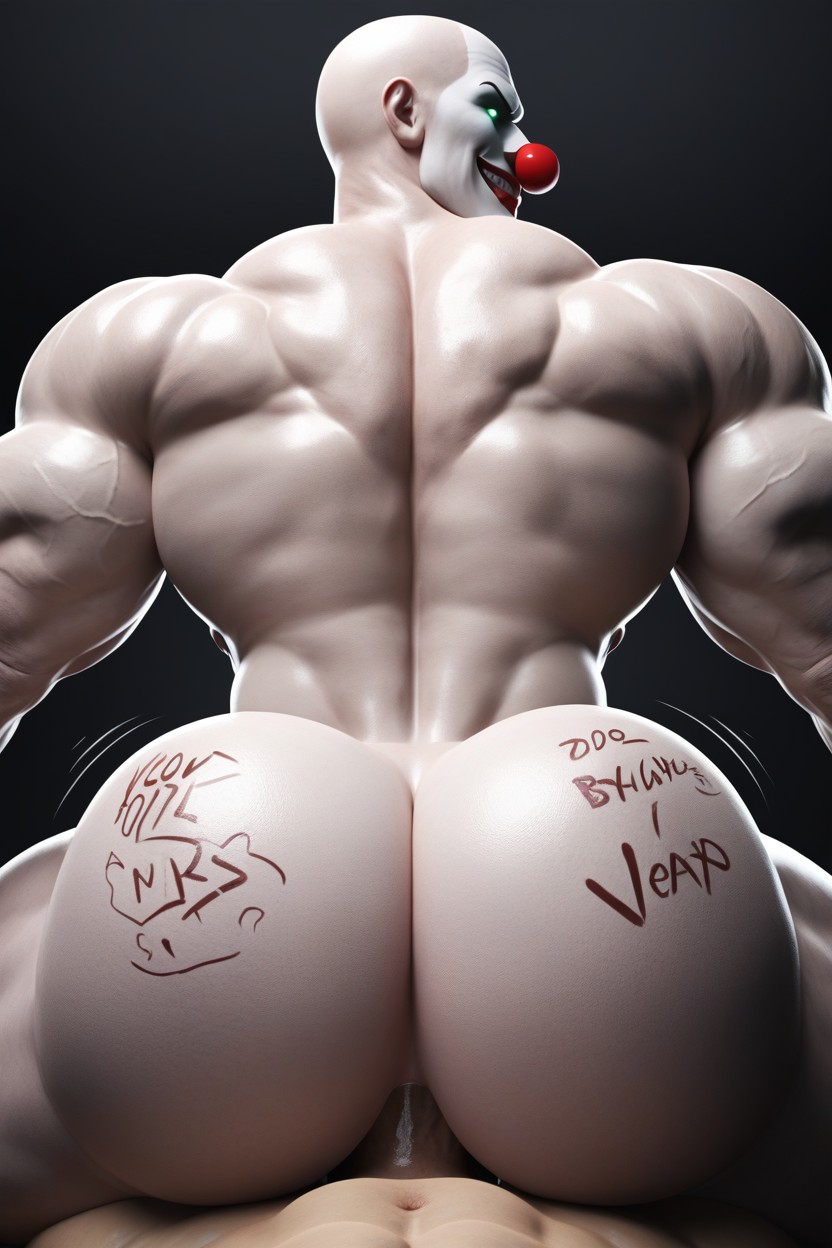 Evil Clown, Hole Kills Tops With Milking Techniques, Very Large Muscular Ass 게이 AI 포르노