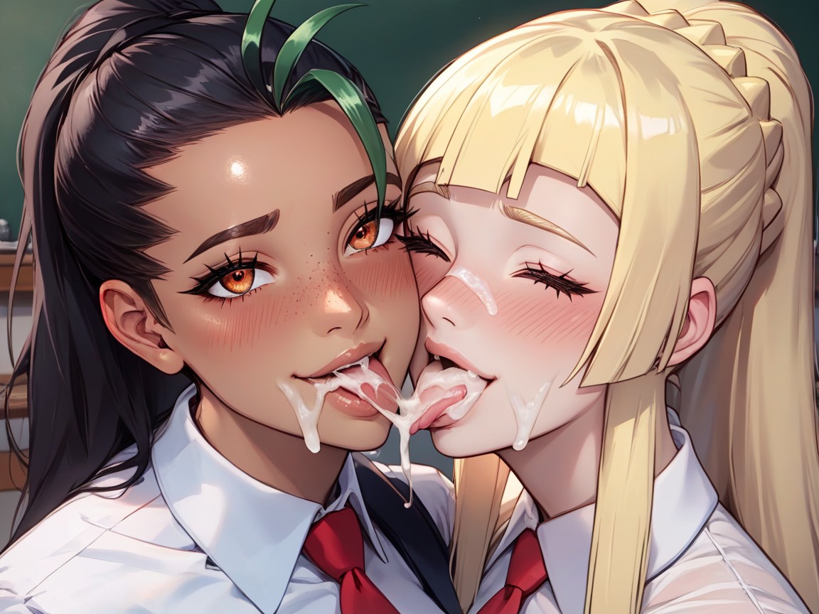 Detailed Face, Wide Eyes, Horny Hentai AI Porn