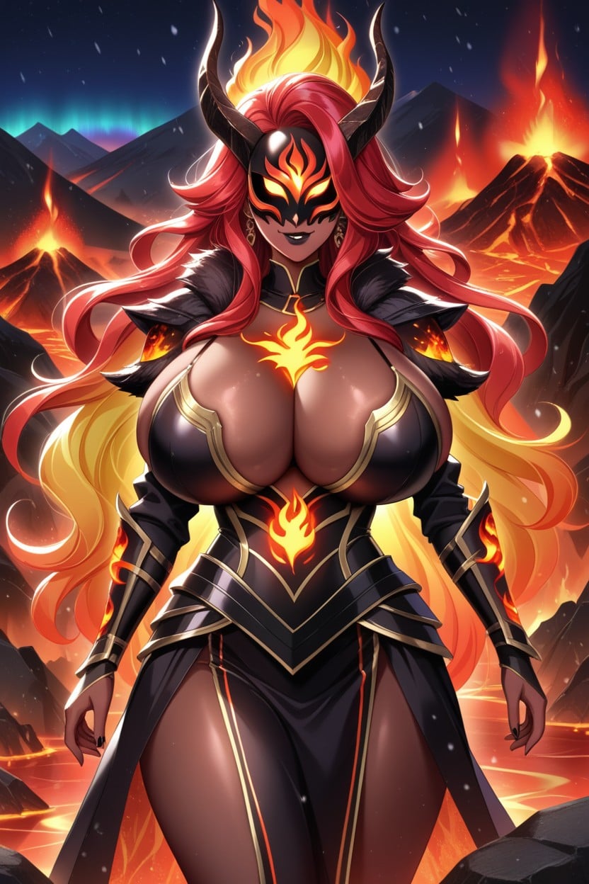 Colossal Breast, "kindred From League Of Legends", Hourglass AI Porn