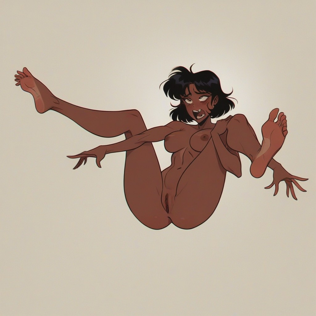 Saturated Skin Tone, Orgasm, Skinny AI Porn