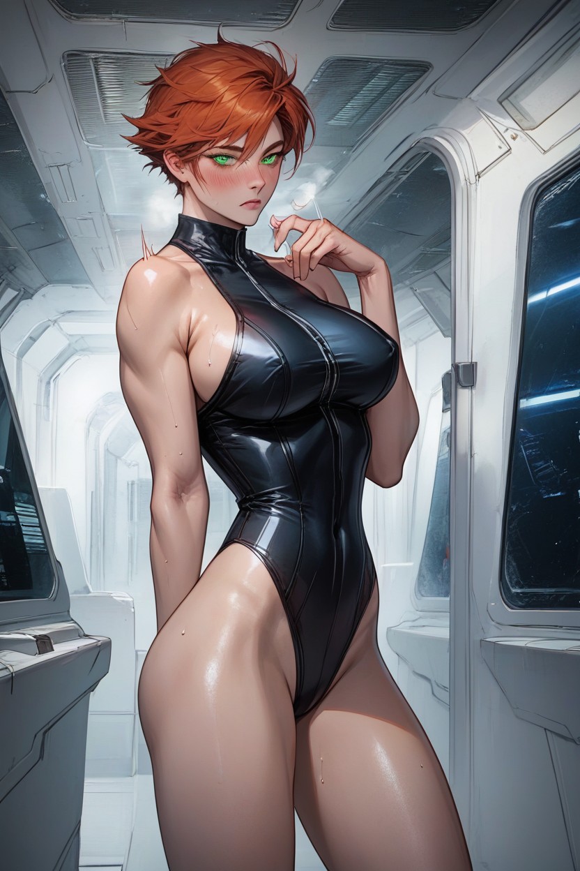 In Heat, Motion Lines, Massive Breast Hentai AI Porn