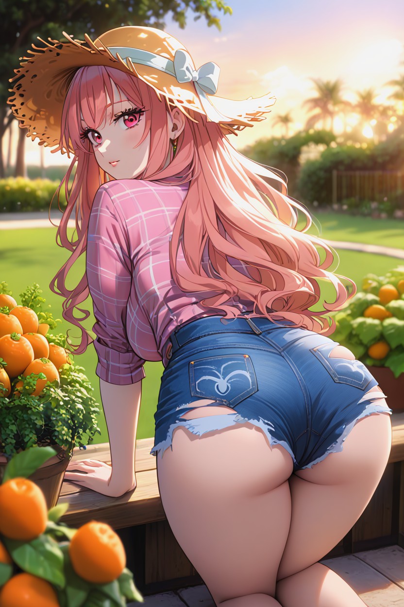Long Hair, Woman, Thick Thighs Hentai AI Porn