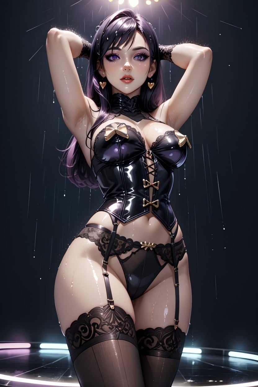 Intimate Atmosphere, Shiny Floor, Model Pose Hentai AI Porn