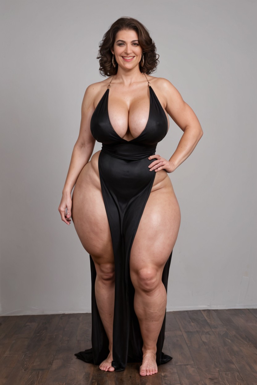 Soft Tits, Huge Hips, Perfect Body MILF AI Porn