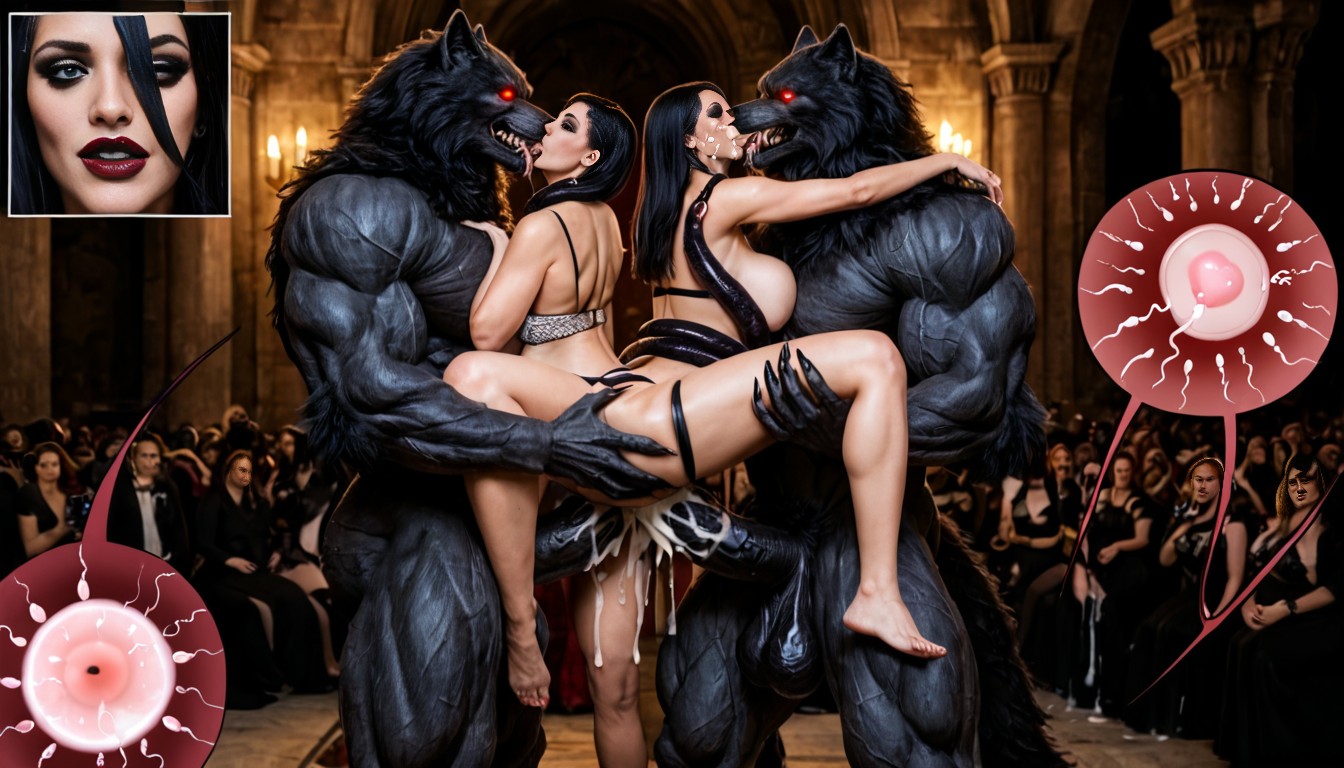 Impregnation, Submissive Stocking Goth Gothic Sad Clothed Clothes Morticia Female Milf Step Mother, Breast Groping AI Porn