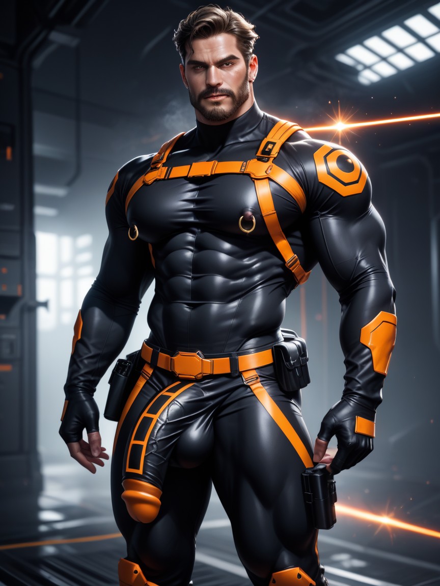 Hyper Realistic, Ultra Realistic Photograph, Beard AI Gay Porn