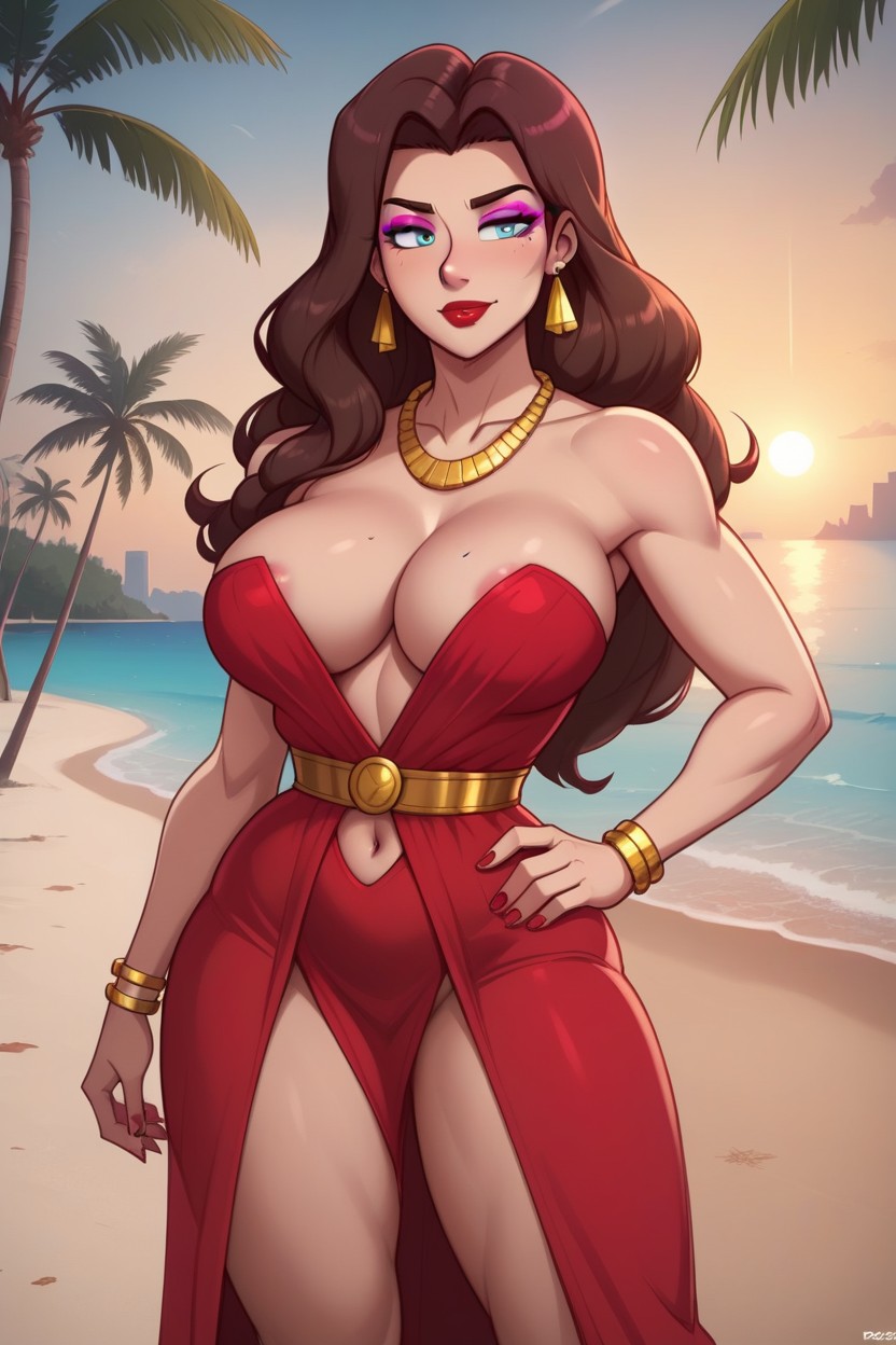 Miami, Voluptuous Figure, Pelvic Curtain Hentai AI Porn