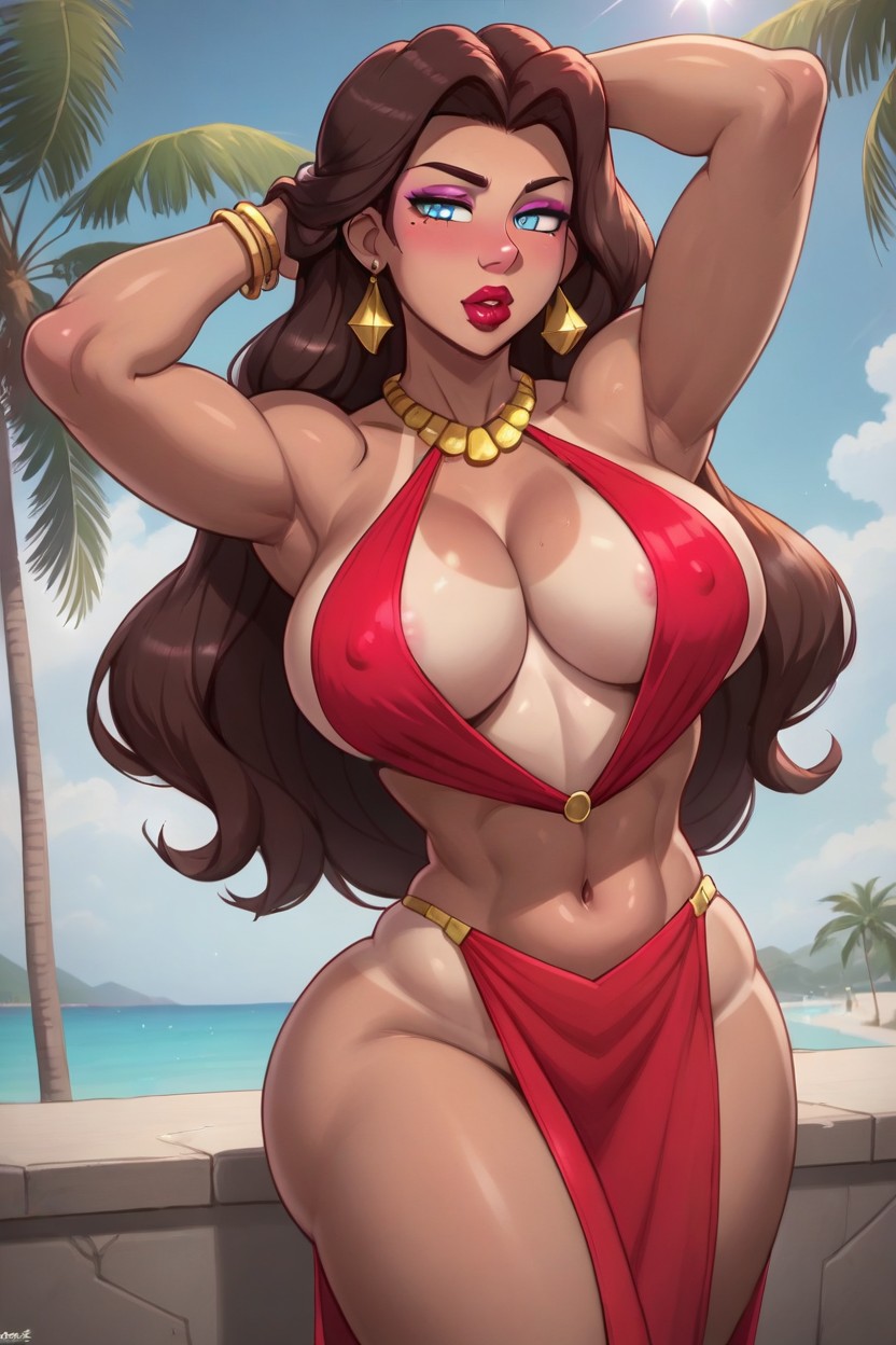 Pelvic Curtain Dress, Pelvic Curtain, Outdoor Hentai AI Porn