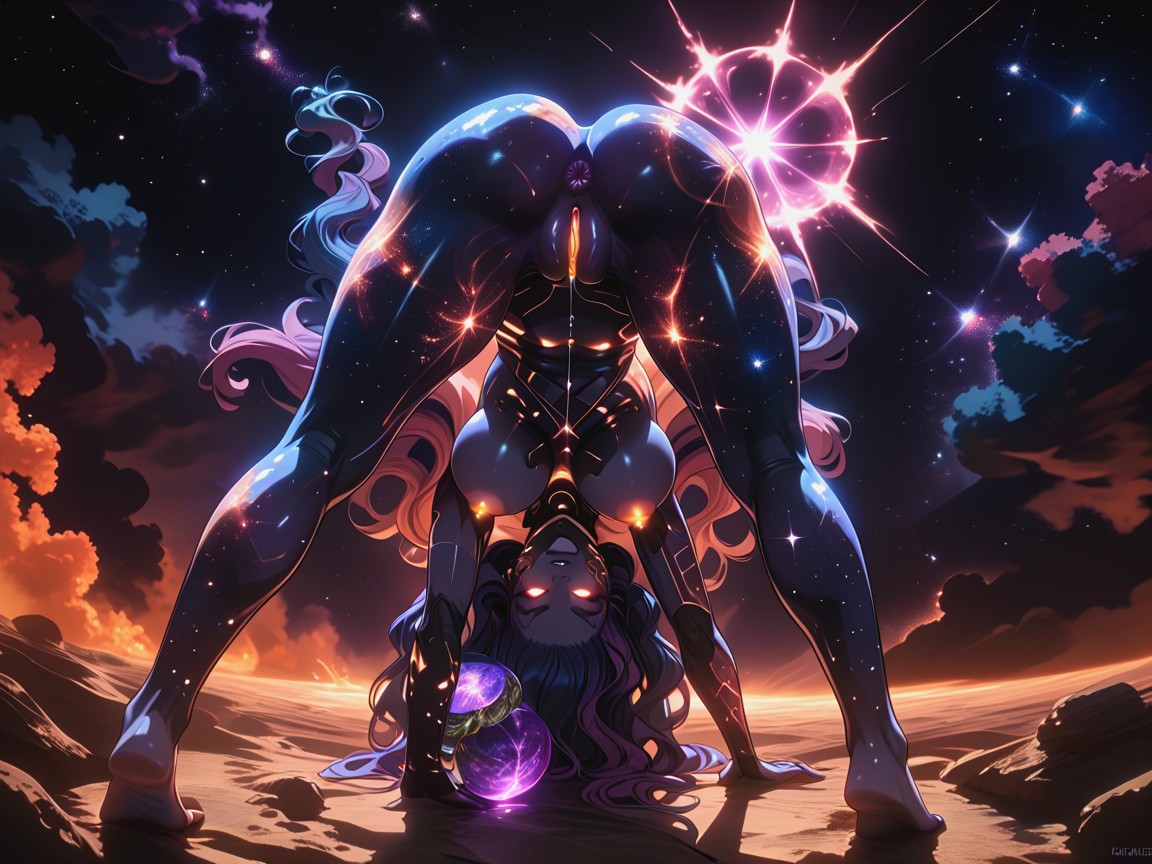 Standing, Presenting Anus, Perfect Round Ass Hentai AI Porn