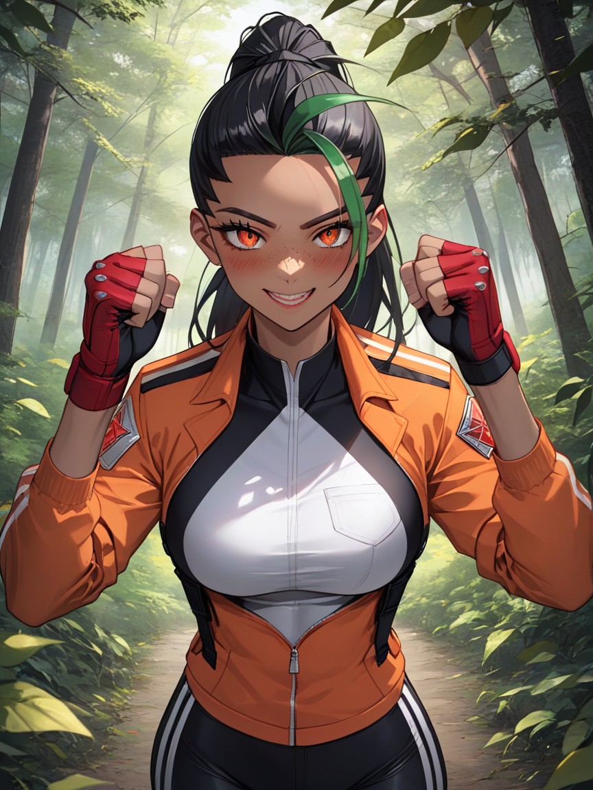 Beautiful Face, Blushing, 18+ Hentai AI Porn