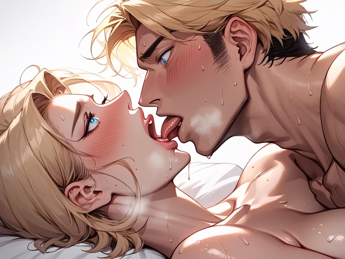 Medium Ass, Thick Thighs With A Man, Chestnut Mouth Hentai AI Porn