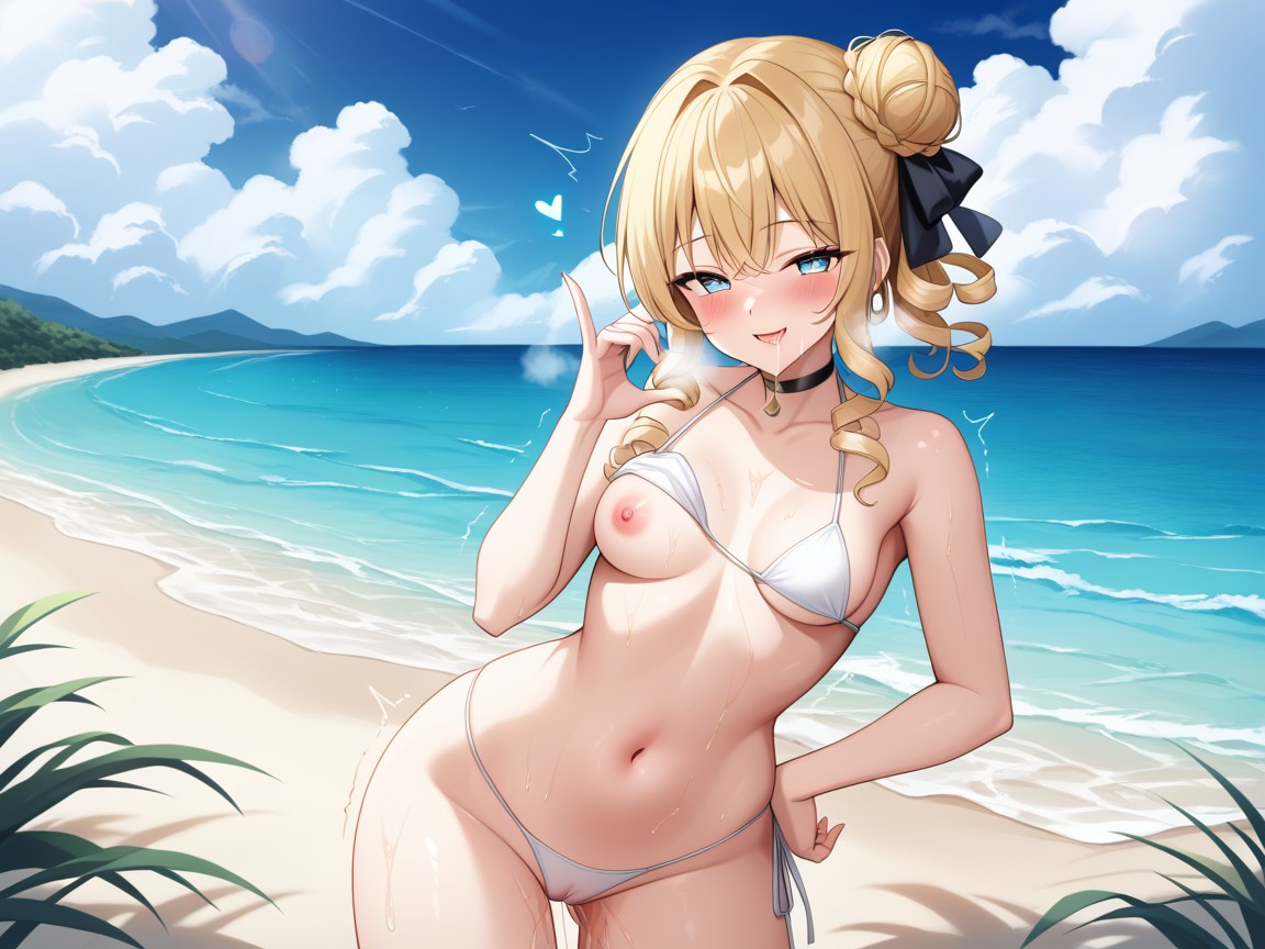 Small Breasts, Wet Pussy, Trembling Hentai AI Porn