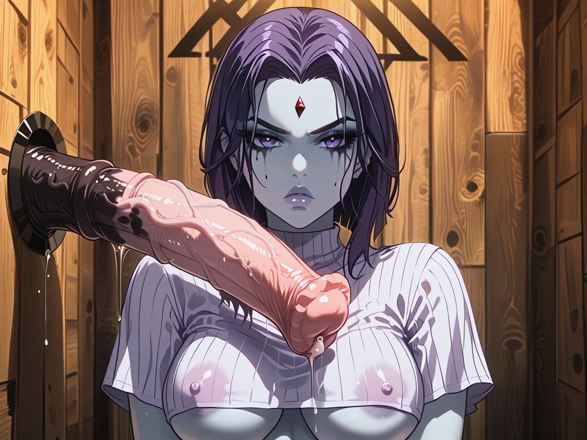 Solo, Raven From Titans, Big Pretty Eyes Hentai AI Porn