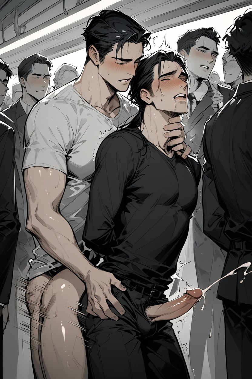 Drooling, Motion Blur, Anal Sex AI Gay Porn
