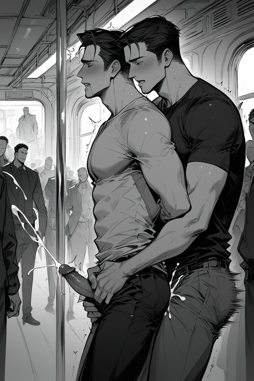18+, Anal Orgasm, Drooling Cum AI Gay Porn