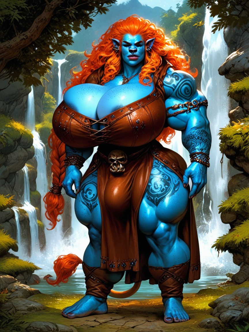 Long Pointy Ears, Lions Tail, Troll Porno IA Furry