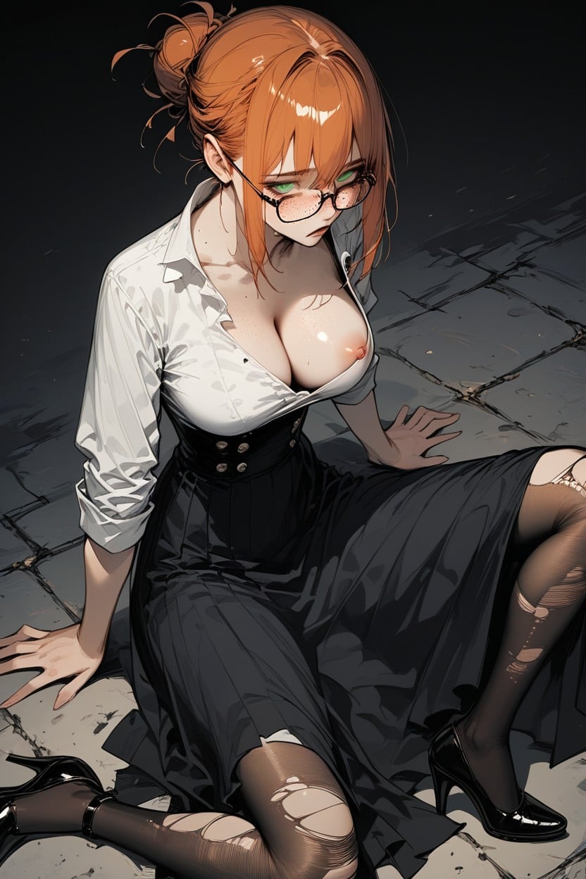 Torn Clothes, Ultra High Details, British Hentai AI Porn