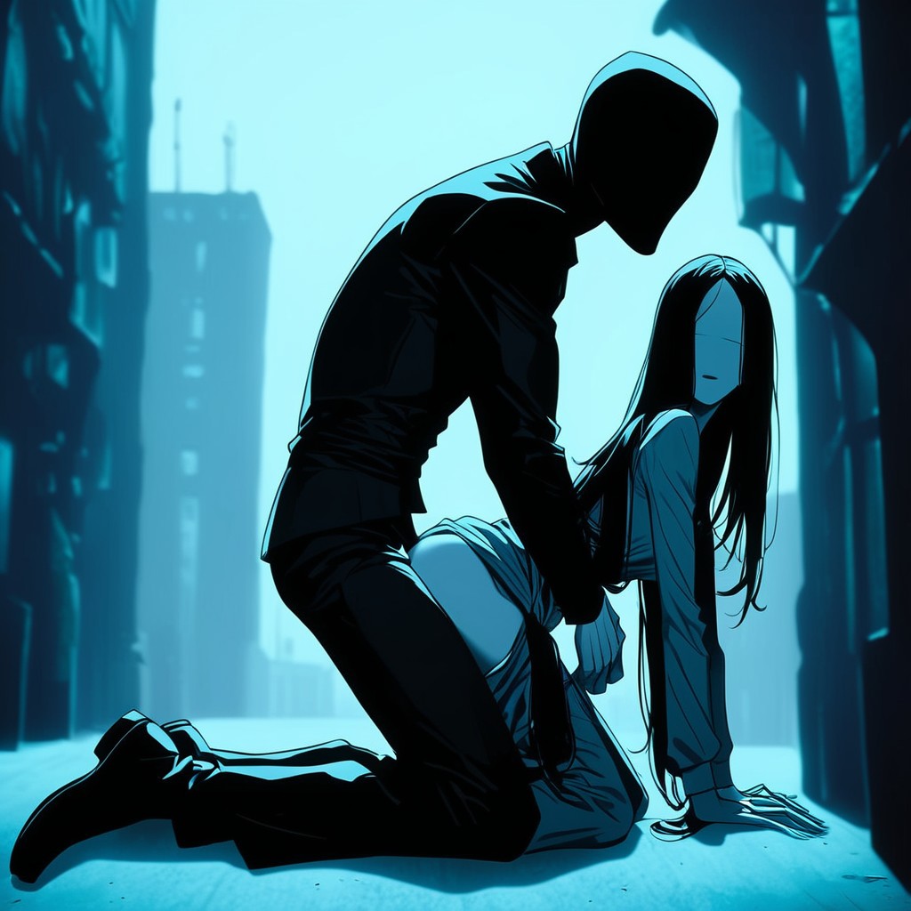 Covered In Shadow, Blur, No Eyes Hentai AI Porn