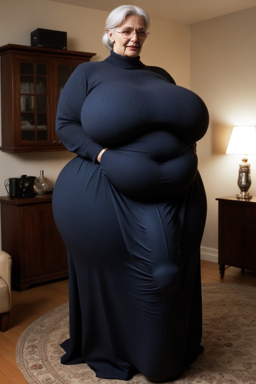 Transgenres, Form Fitting Clothes, Obese Belly Porno IA