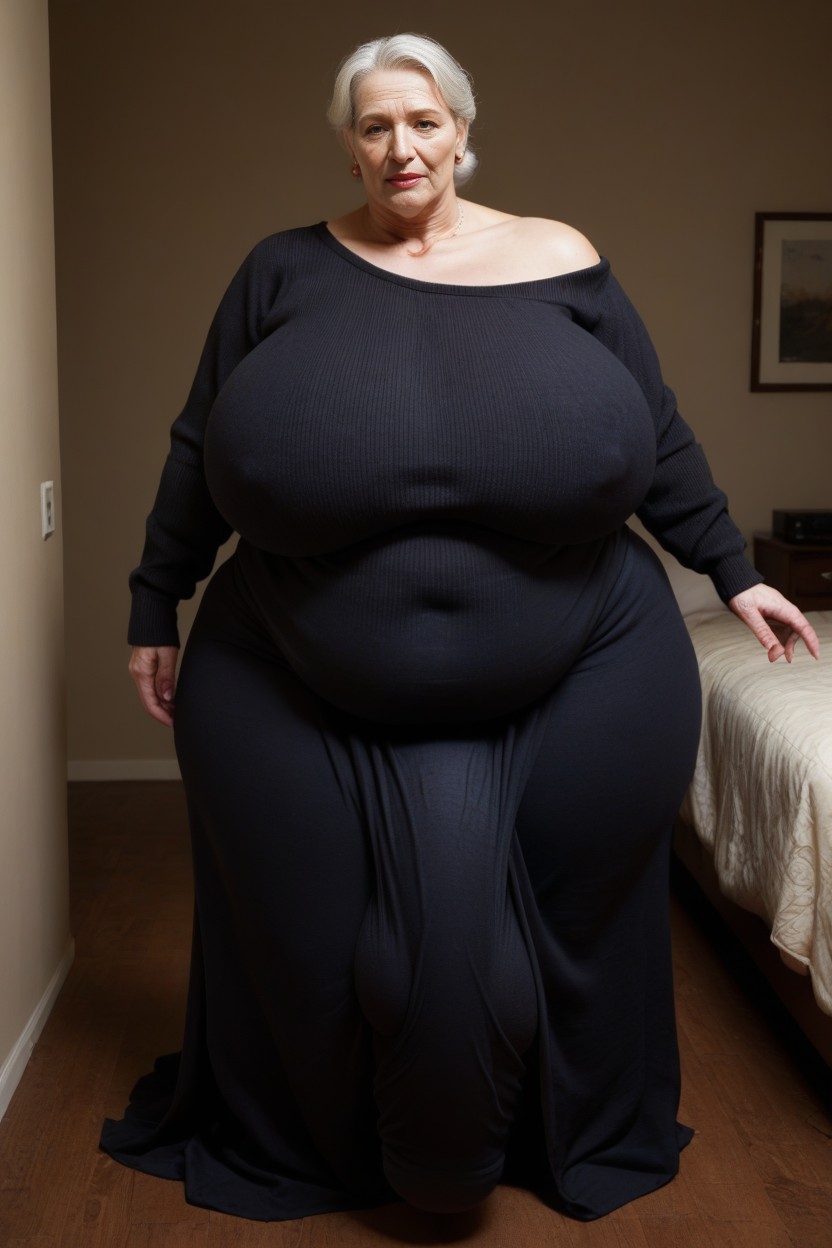 Gigantic Balls, Plump Lips Hair Down To Shoulders, Milf AI Porn
