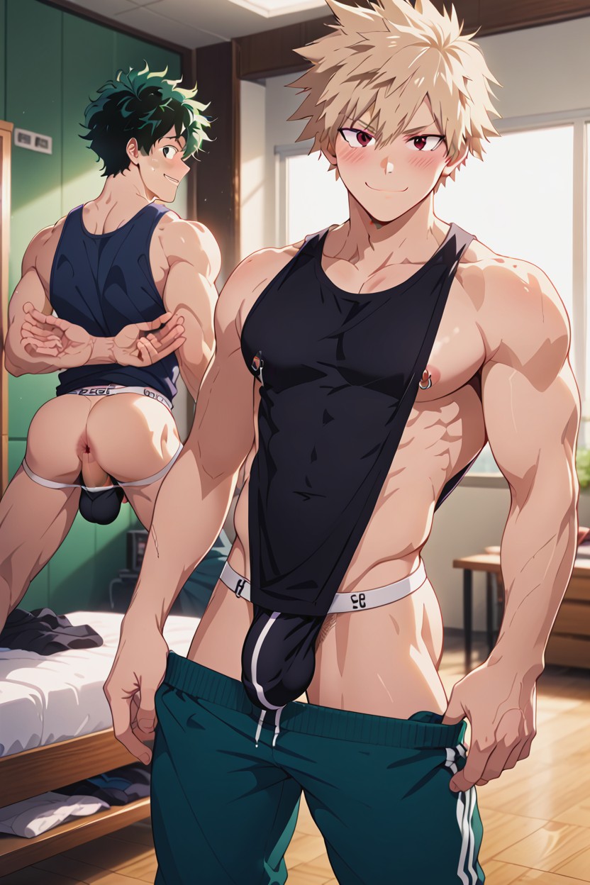 Low Sized Height, Nude, Scenery AI Gay Porn