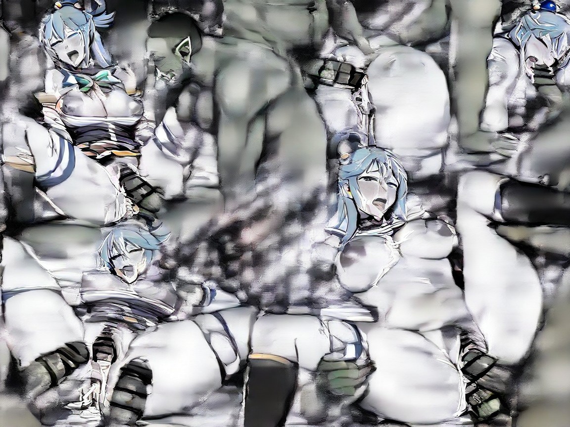 Spread Vaginal, All Holes Filled, Aqua From Konosuba Hentai AI Porn
