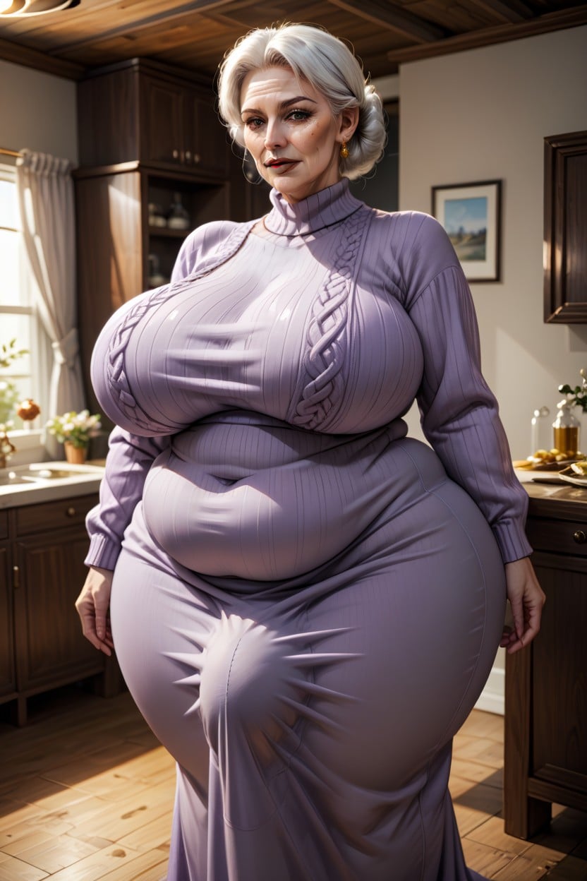 Bulge Under Clothing, Beautiful, Gigantic Balls AI Porn