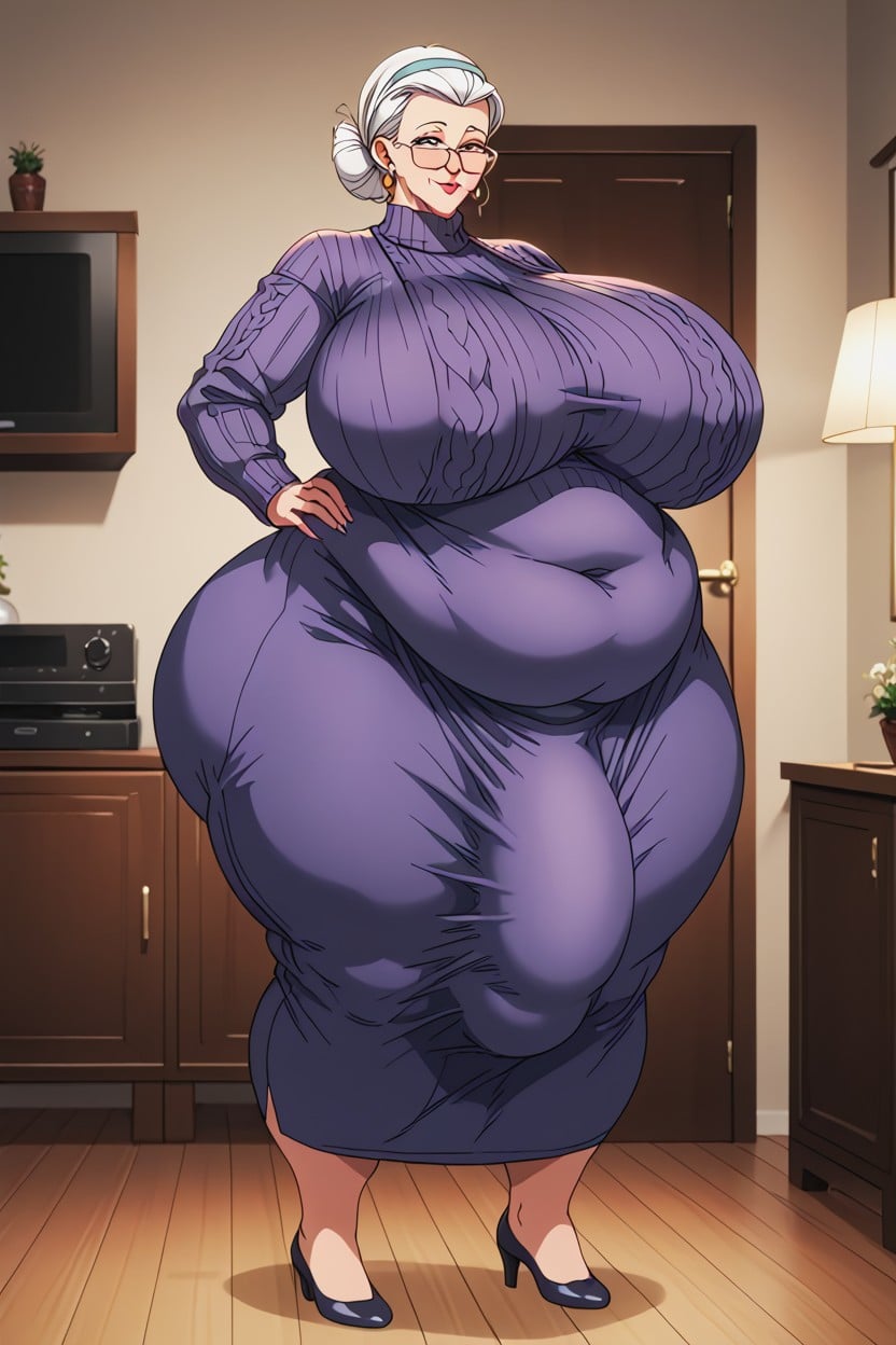 Futanari, Detailed Bulge, Futanari AI Porn