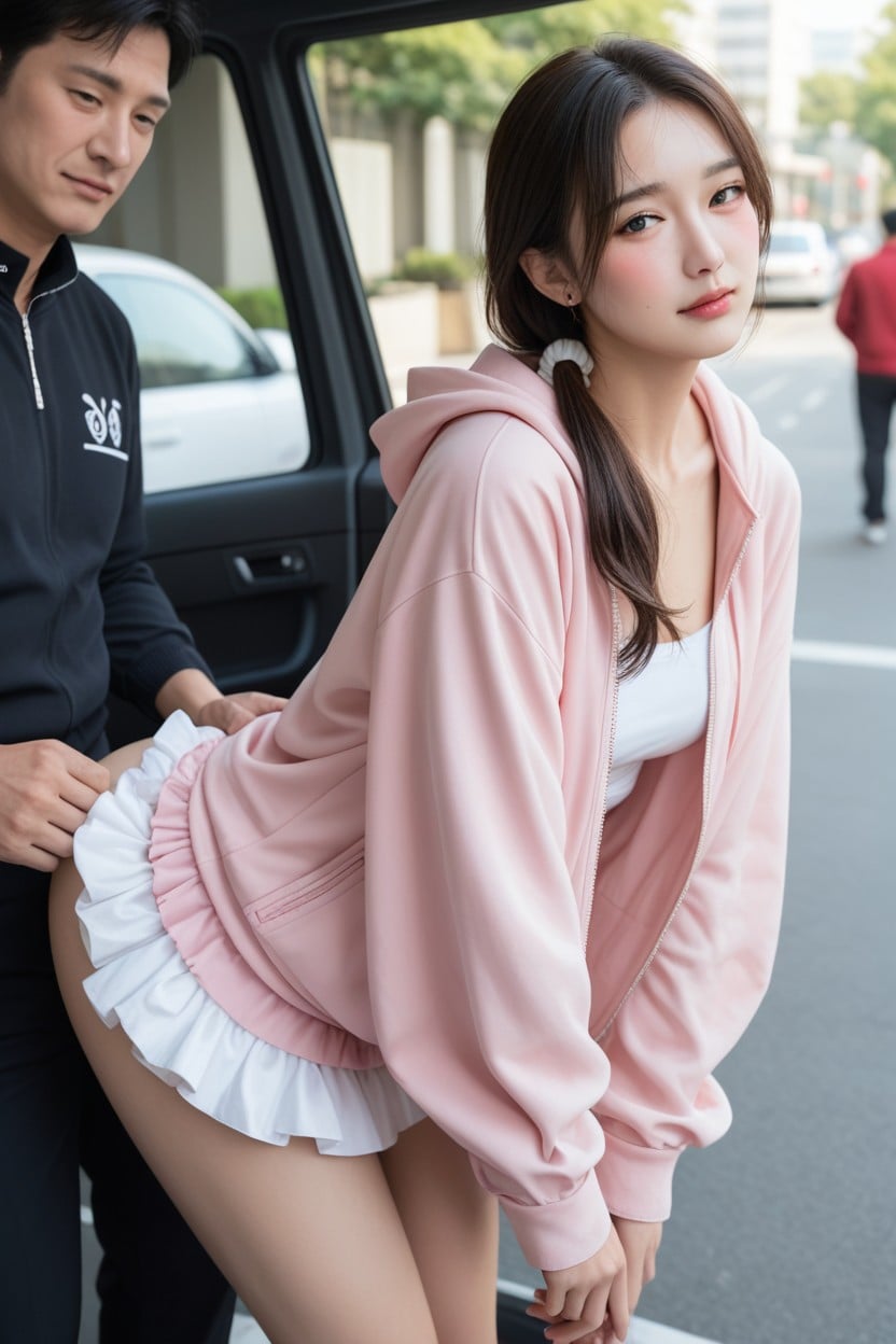 Deep Penetration, Bending Over, Crowd Asian AI Porn