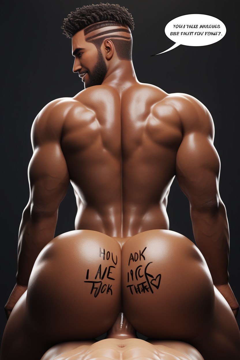 Tribal, Rounded Ass, Bottom In Control AI Gay Porn