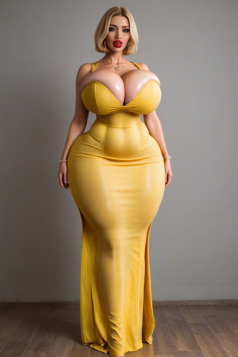 Massive Round Hips, Highly Detailed Face, Fully Dressed AI Porn