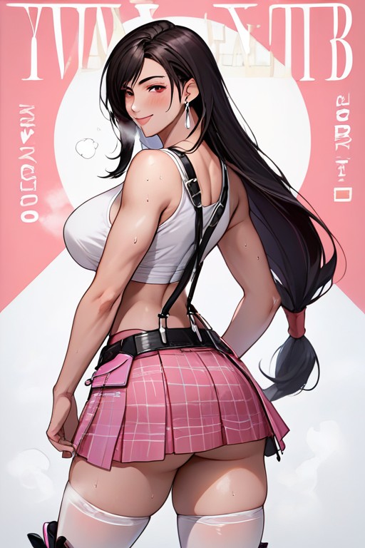 Blushing Lines, Nsfw, Exposed Navel Hentai AI Porn