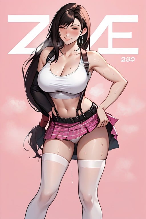 18+, No Braces, White High Stockings Hentai AI Porn