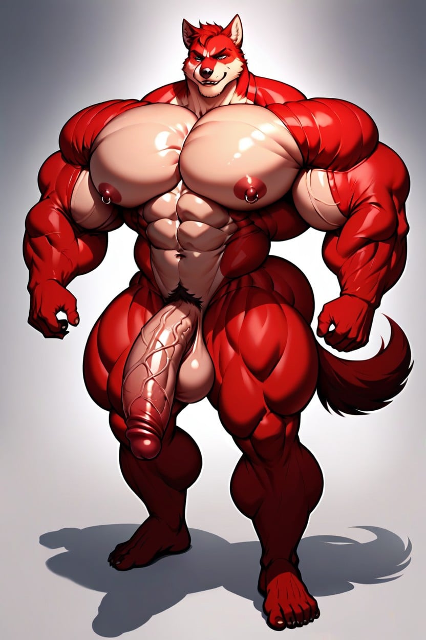 Hyper Muscle, Hyper Muscle, Hyper Cock Furry IA