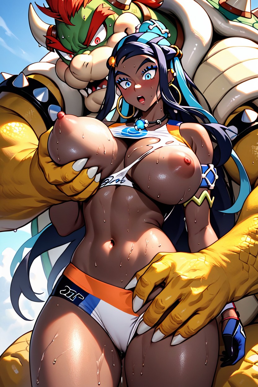 Very Beautiful Face, Giant Huge Breasts, High Resolution Hentai AI Porn