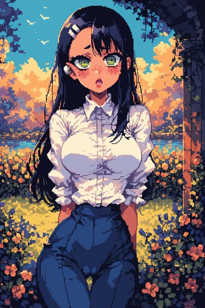 Hair Fringe, Sexy, Thick Eyelashes AI Porn