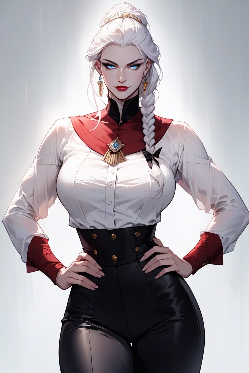 Perfect Body, Hands On Hips, Seductive Hentai AI Porn