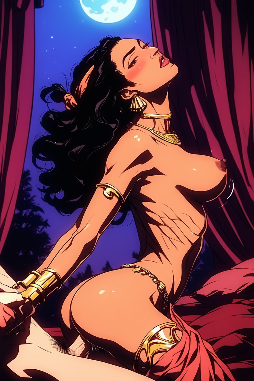 Man Fucks Woman, Hard Penetration, Blushing Hentai AI Porn