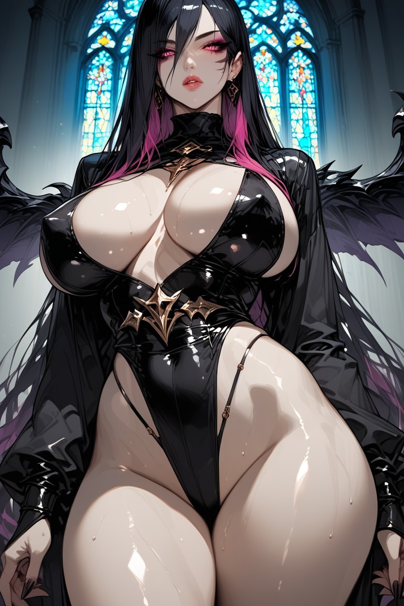 Multicolored Hair, Fat Ass, Huge Ass Hentai AI Porn