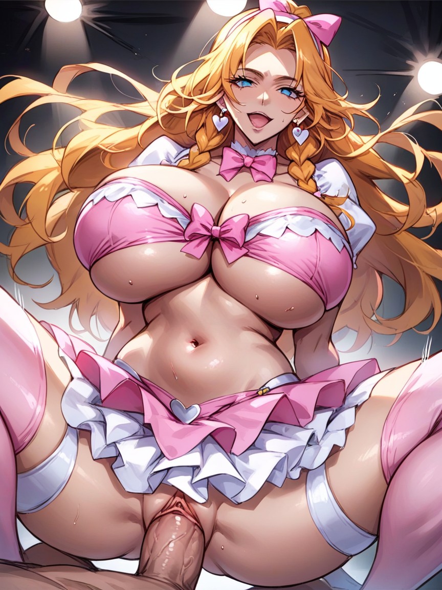 Anime Colored, Blank Eyes, Long Hair Hentai AI Porn