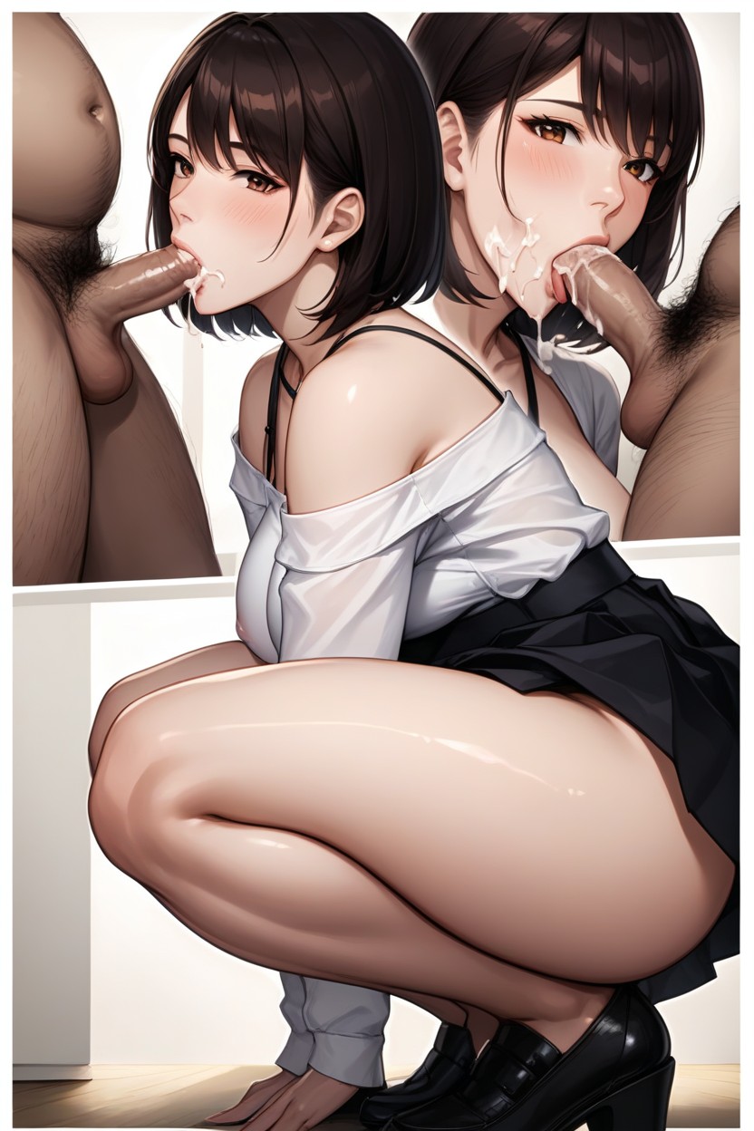 Vello Púbico, Embarrassed And Confused Look, Ugly Man Hentai IA